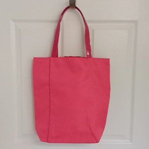Pink Lancome Paris Tote Bag